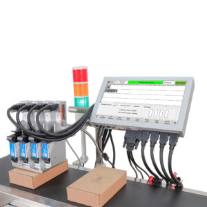 50.8mm TIJ Expiry Date Coding Machine 4 Heads